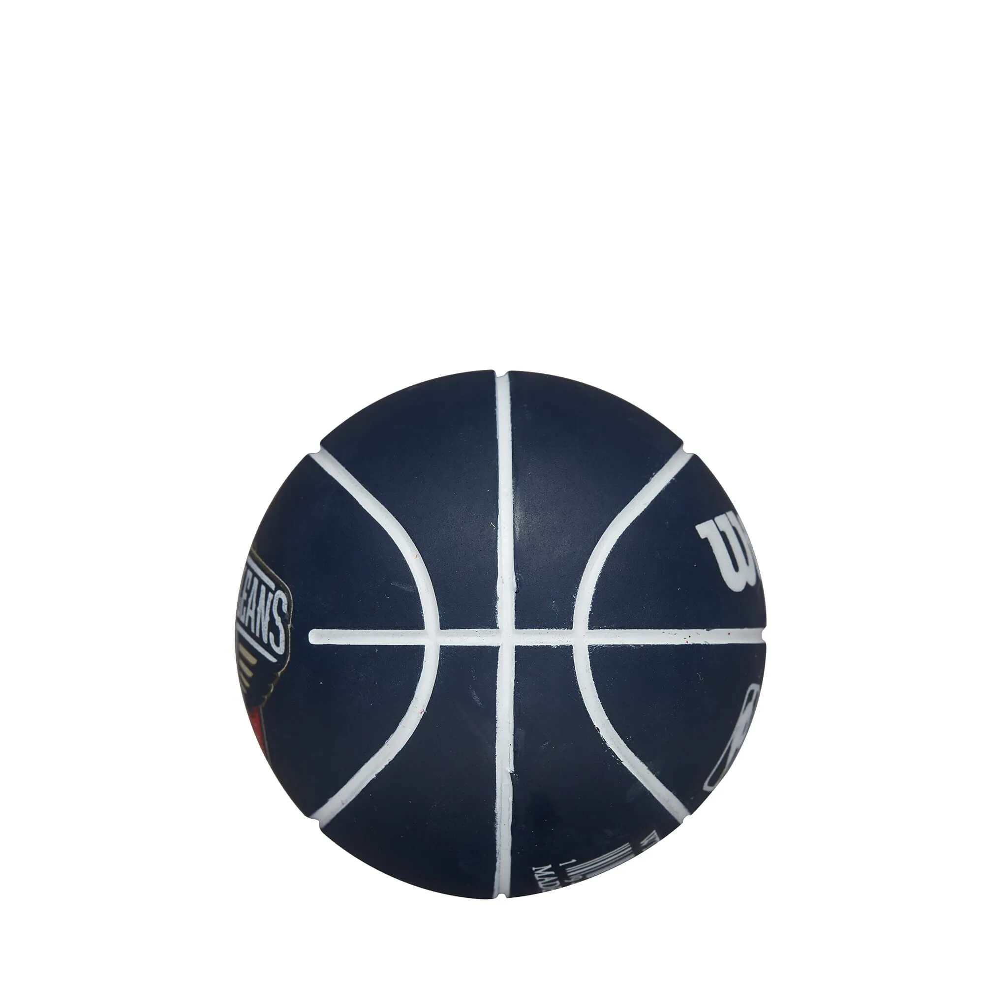 Basketbalová lopta Wilson NBA Dribbler Basketball New Orleans Pelicans (super mini) tmavomodrá