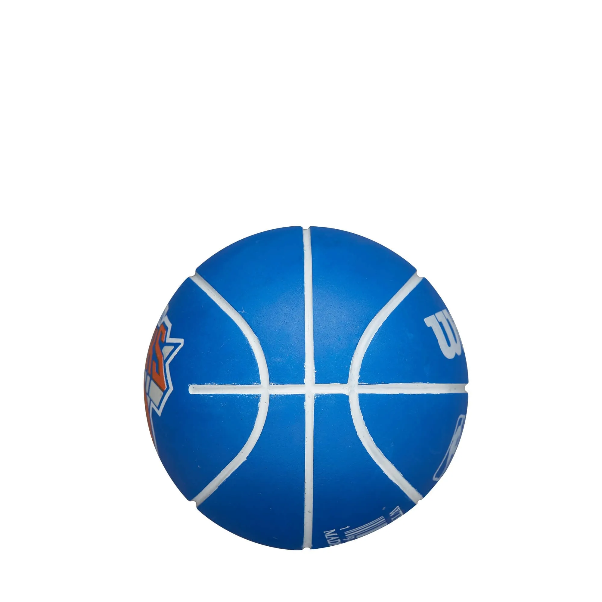 Basketbalová lopta Wilson NBA Dribbler Basketball New York Knicks (super mini) modrá
