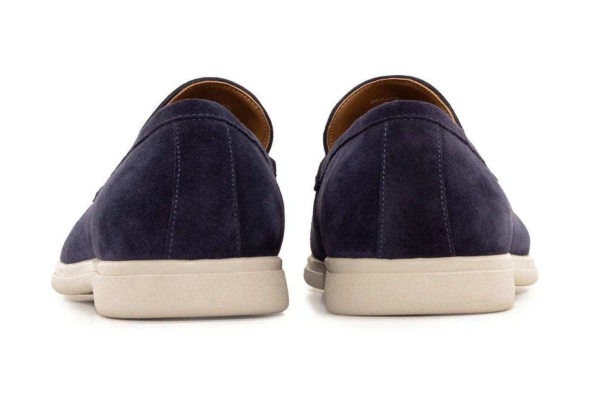Beauchamp Suede Slip-on - Navy