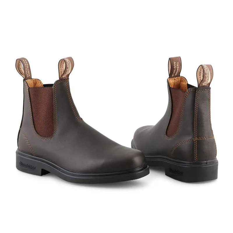 BLUNDSTONE 067 Leather Boots in Stout Brown