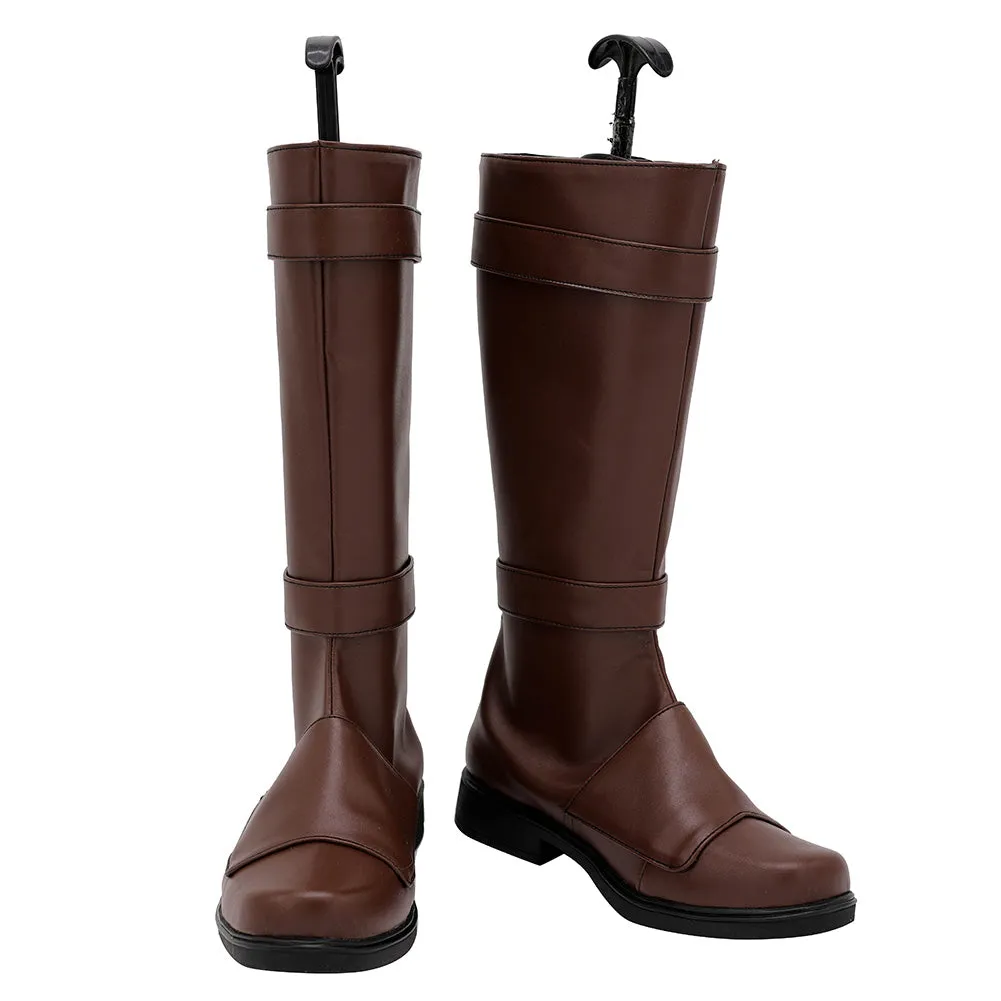 Bo-Katan Kryze Cosplay Shoes Boots Halloween Costumes Accessory Custom Made