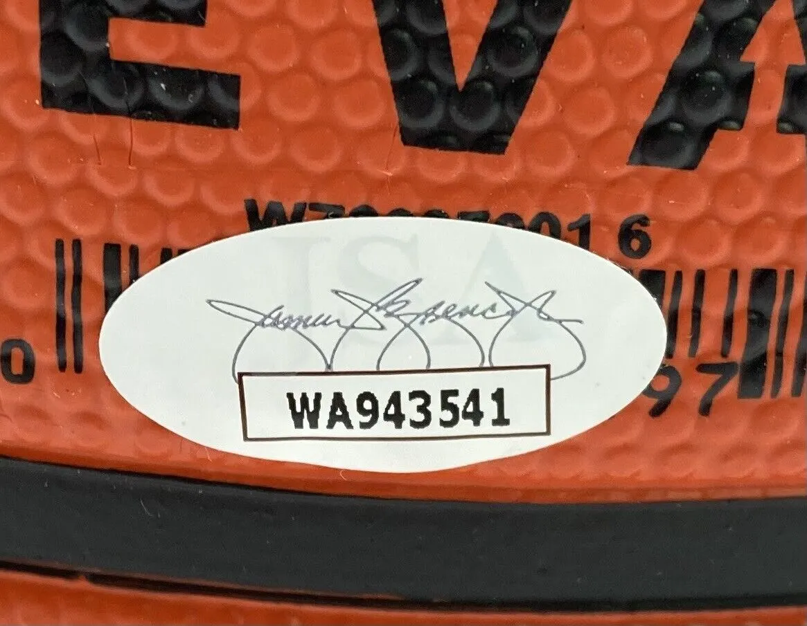 Bob Huggins West Virginia Signed Wilson NCAA Elevate Basketball HOF 22 JSA ITP