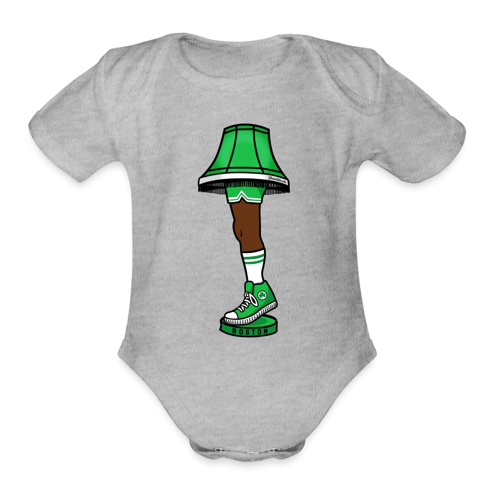 Boston Basketball Holiday Leg Lamp Infant One Piece