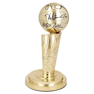 Boston Celtics Team Signed 2024 Trophy Jayson Tatum/White/Horford  Fanatics/JSA
