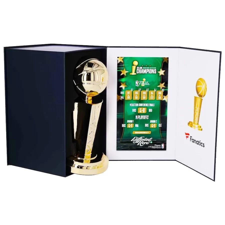 Boston Celtics Team Signed 2024 Trophy Jayson Tatum/White/Horford  Fanatics/JSA