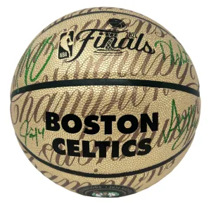Boston Celtics Team Signed Gold LE Basketball Tatum/White/Horford  Fanatics/JSA