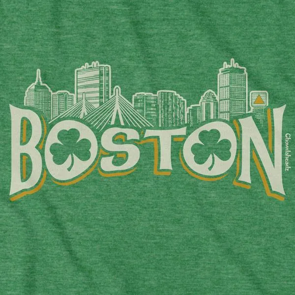 Boston Irish Skyline T-Shirt