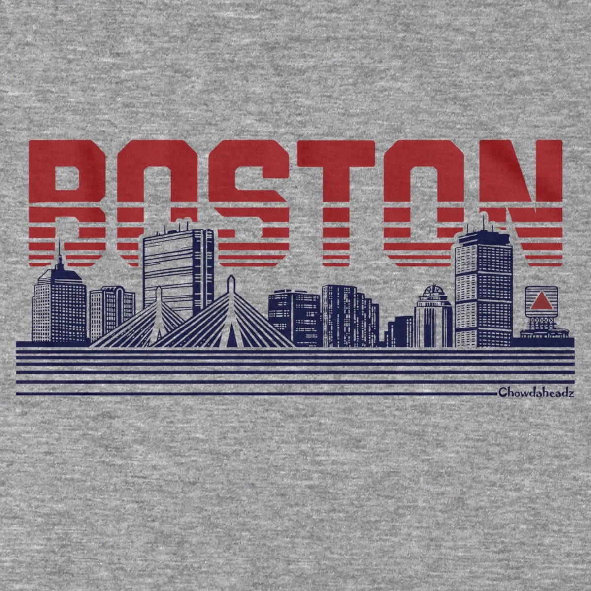 Boston Lined Cityscape T-Shirt