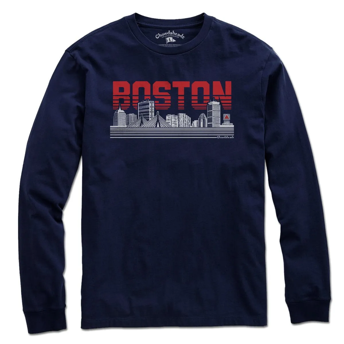 Boston Lined Cityscape T-Shirt