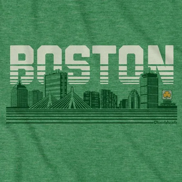 Boston Lined Cityscape T-Shirt
