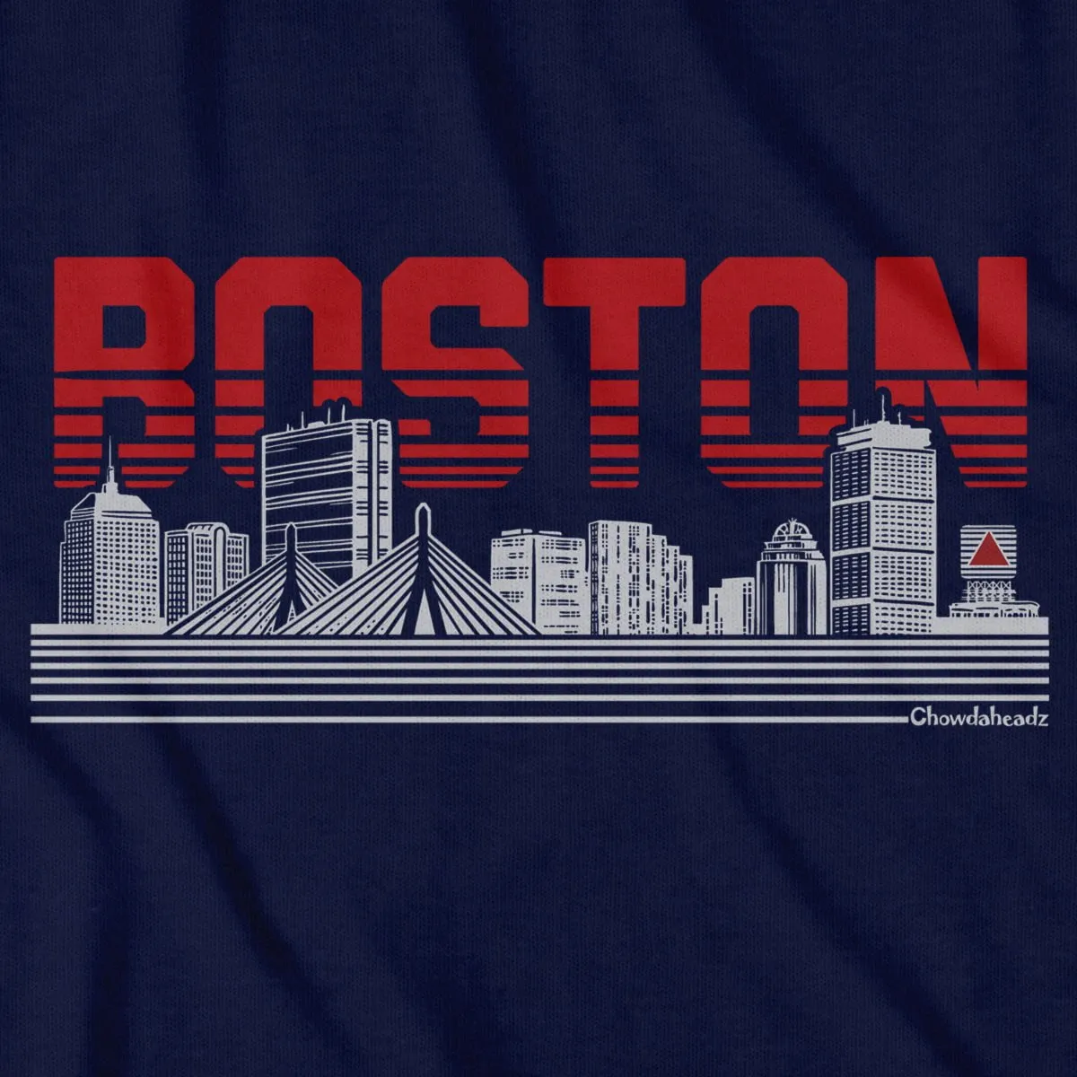 Boston Lined Cityscape T-Shirt
