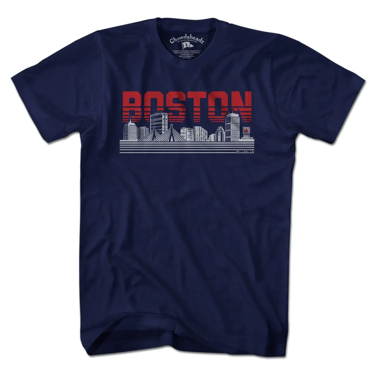 Boston Lined Cityscape T-Shirt