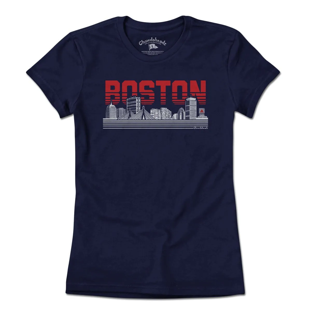 Boston Lined Cityscape T-Shirt