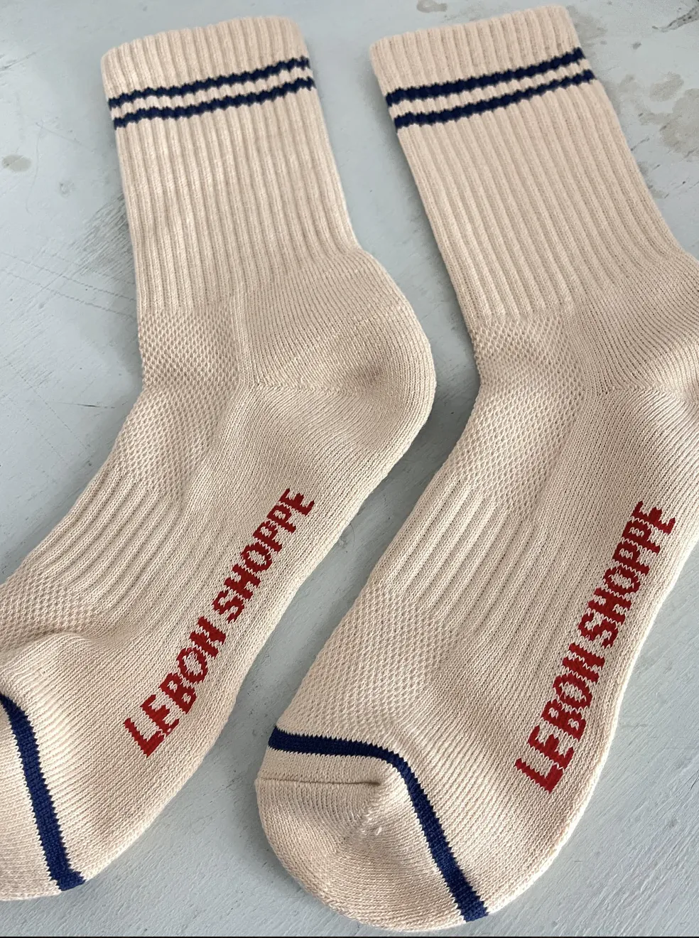 Boyfriend Socks  - Cashew