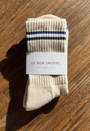 Boyfriend Socks  - Cashew