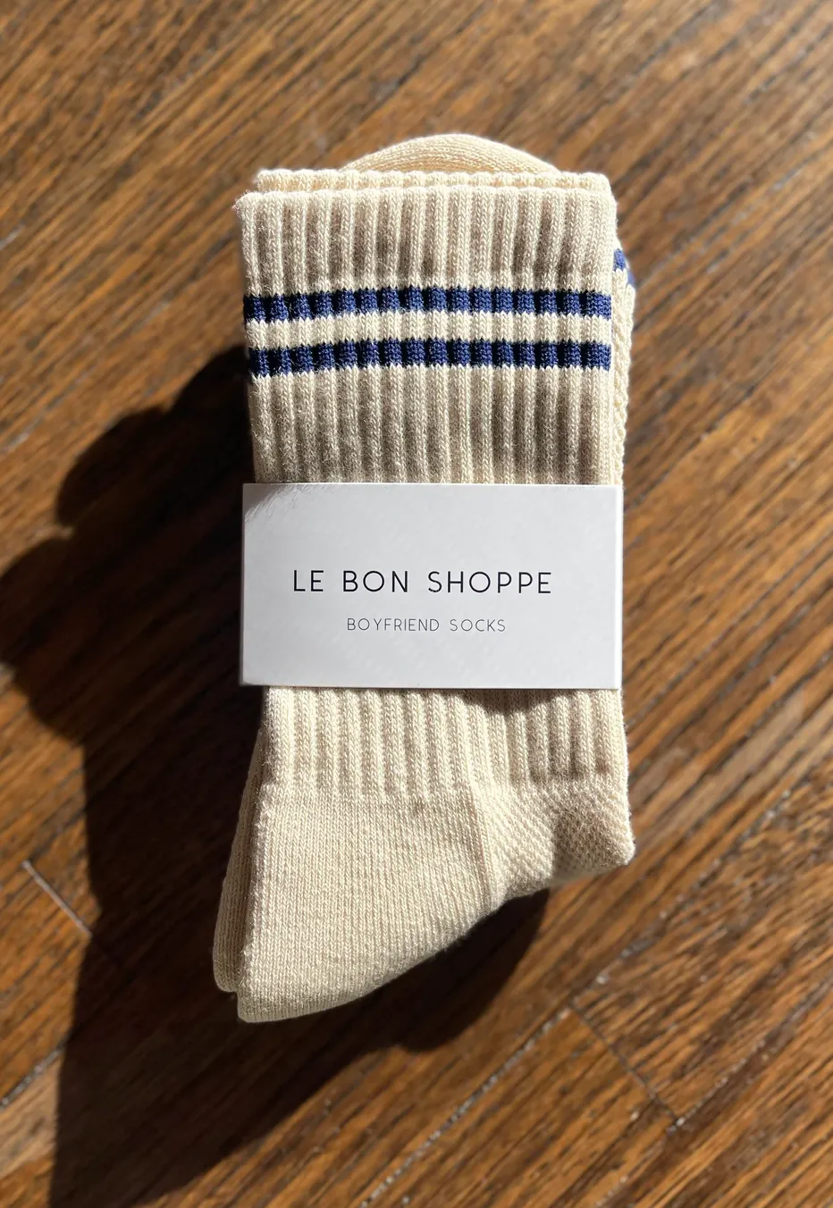 Boyfriend Socks  - Cashew