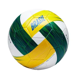 Brazil Football Size 5 - White/Yellow/Green
