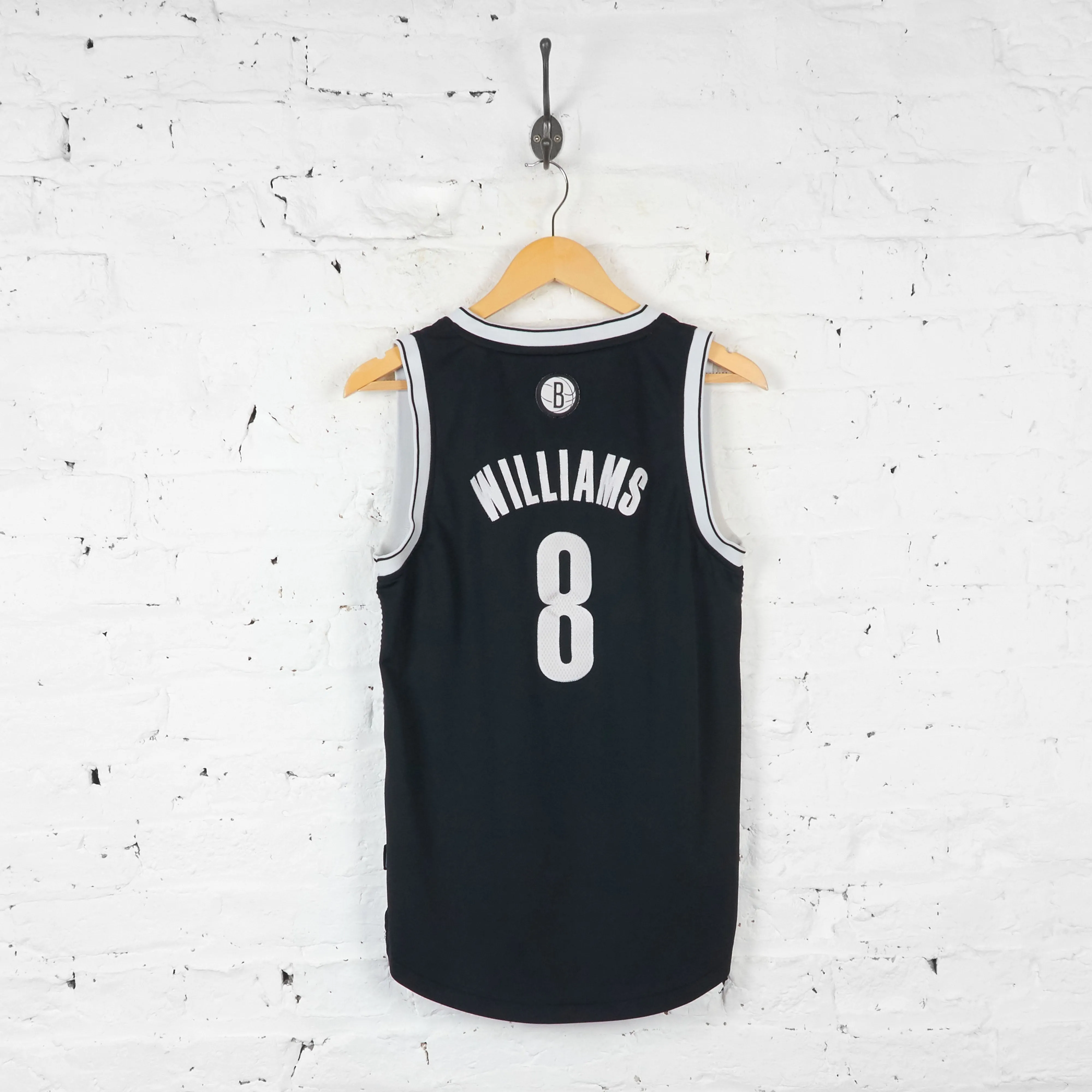 Brooklyn Nets Williams Basketball Jersey - Black - XS