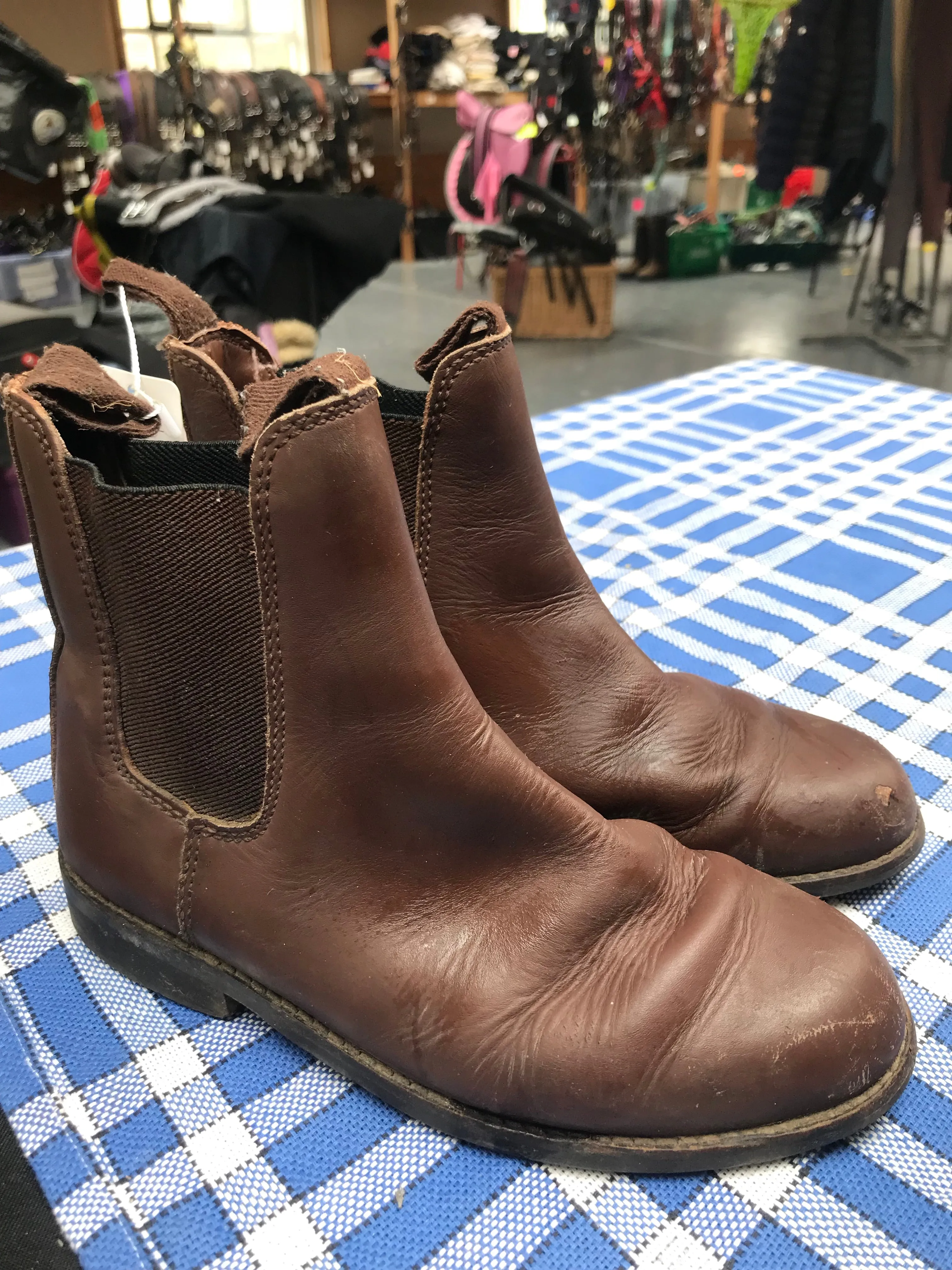 Brown leather size 3 jodhpur boot FREE POSTAGE ✅