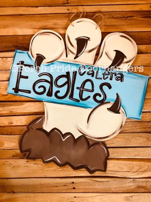 Calera Eagles Eagle Claw Door Hanger