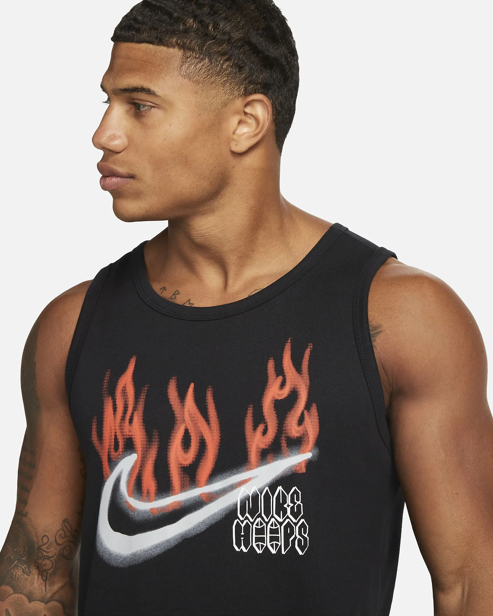Canotta da basket Nike Swoosh – Uomo