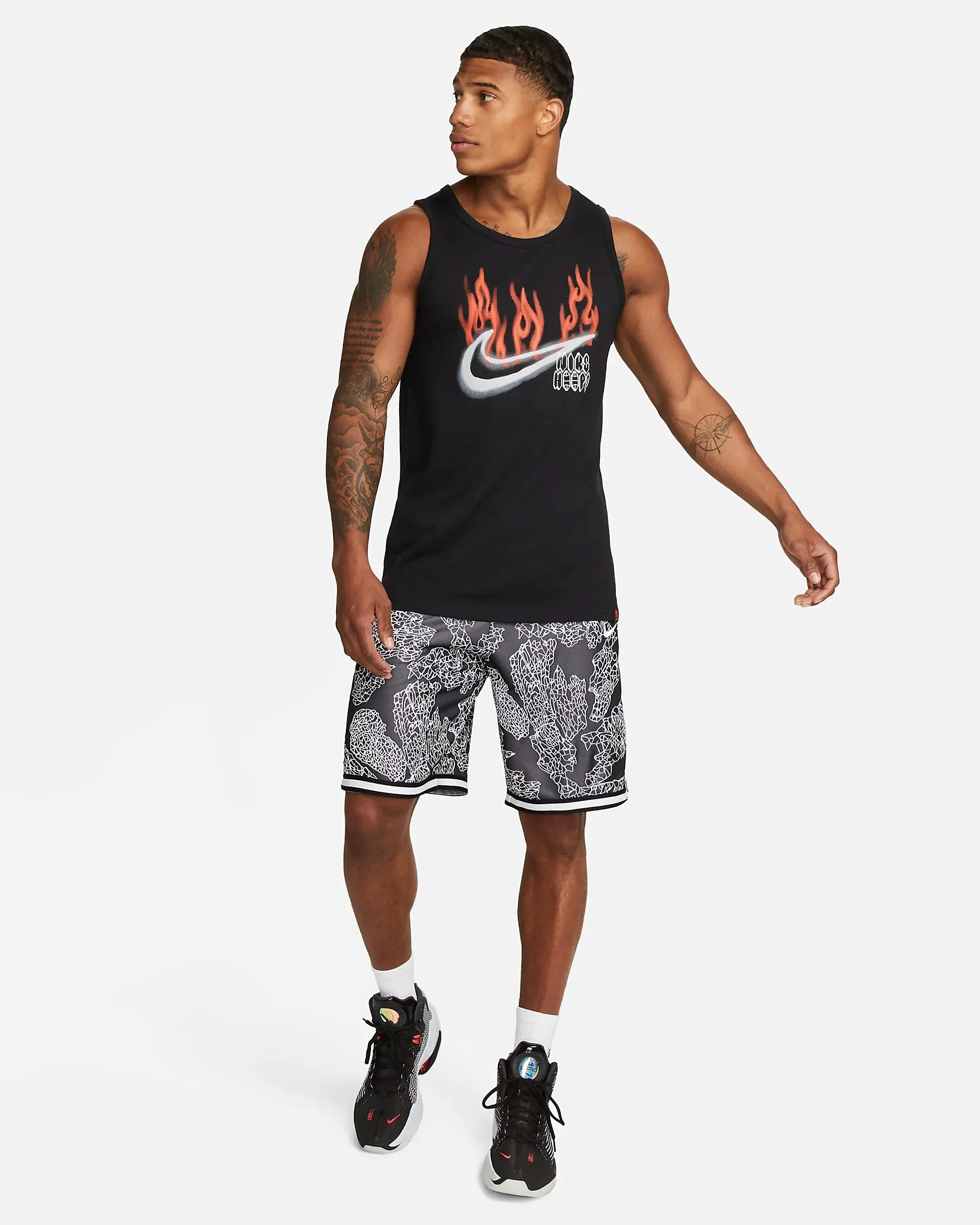 Canotta da basket Nike Swoosh – Uomo