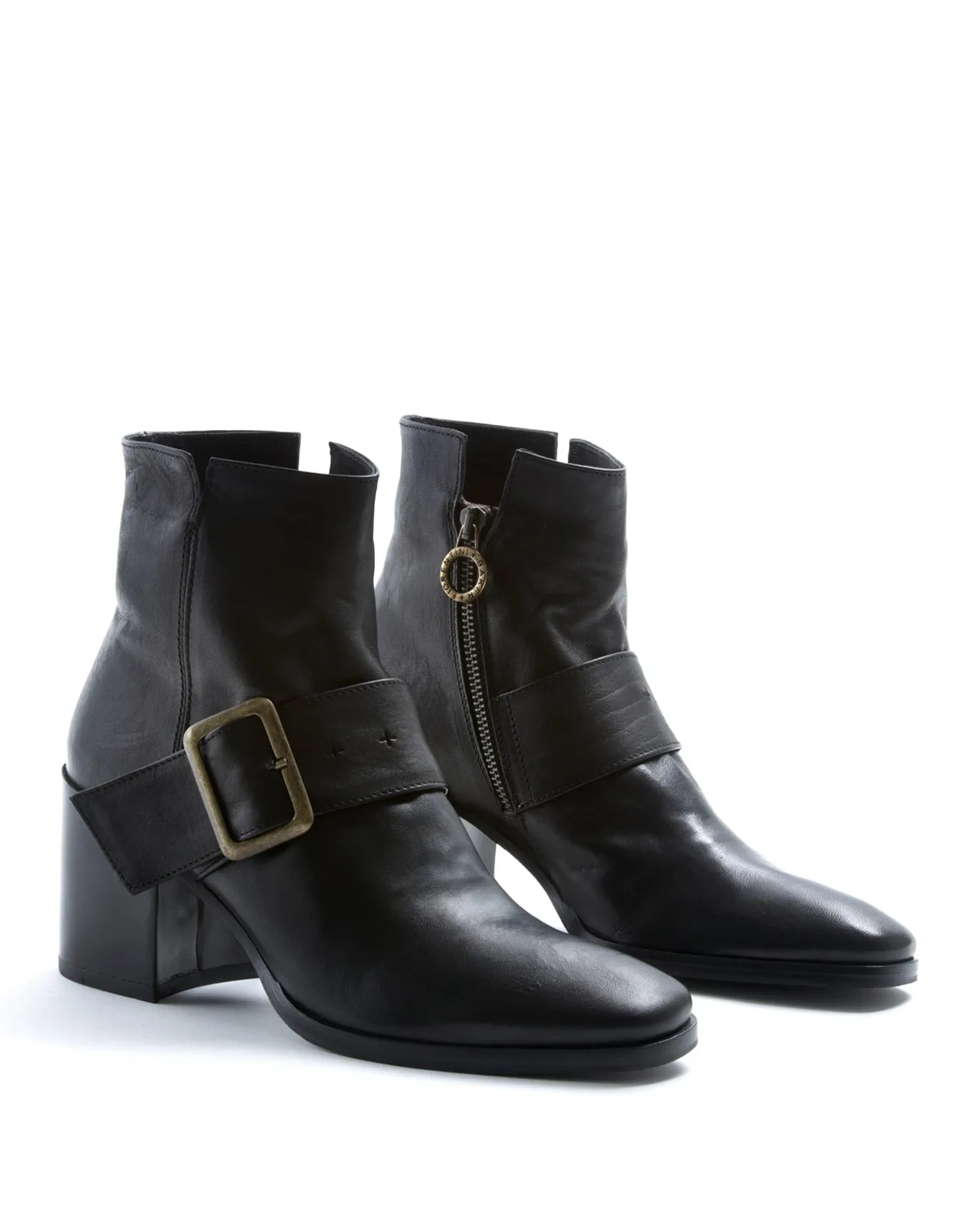 CAPE Black Leather Boots