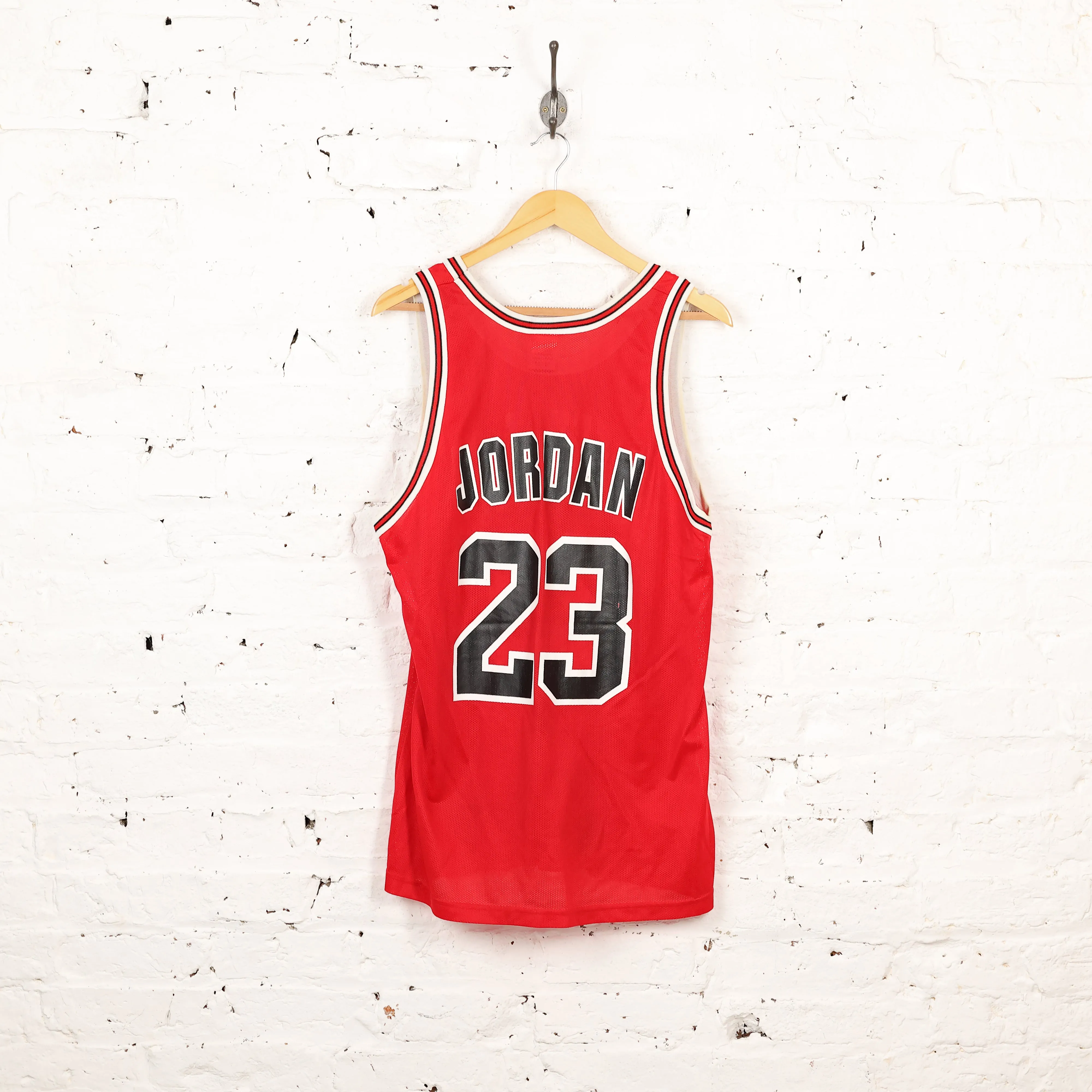 Champion Chicago Bulls Jordan Basketball Jersey - Red - L