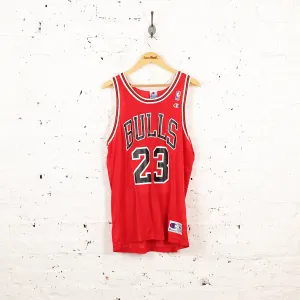 Champion Chicago Bulls Jordan Basketball Jersey - Red - L