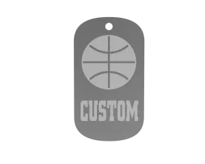 Championship Dog Tag - Basketball