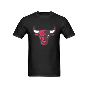 Chicago Bulls 23 Jordan Logo Men's T-shirt 100% Cotton