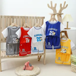 Children's Basketball Wear Boys And Girls Summer Quick-drying Mesh Suit
