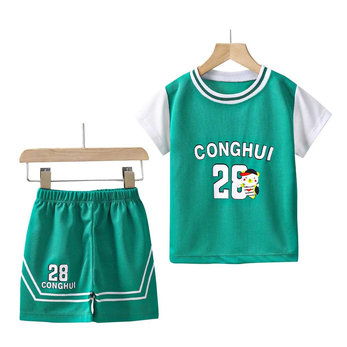 Children's Basketball Wear Boys And Girls Summer Quick-drying Mesh Suit