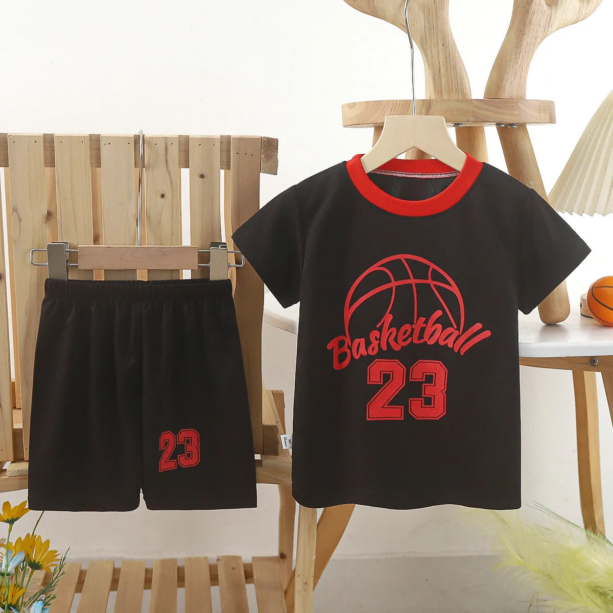 Children's Basketball Wear Boys And Girls Summer Quick-drying Mesh Suit