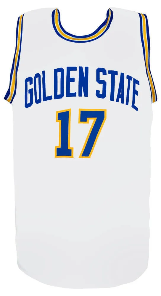 Chris Mullin Signed White Custom Basketball Jersey - (SCHWARTZ COA)