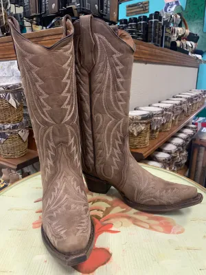 Circle G Women's Sand Embroidery Western Boots - Snip Toe