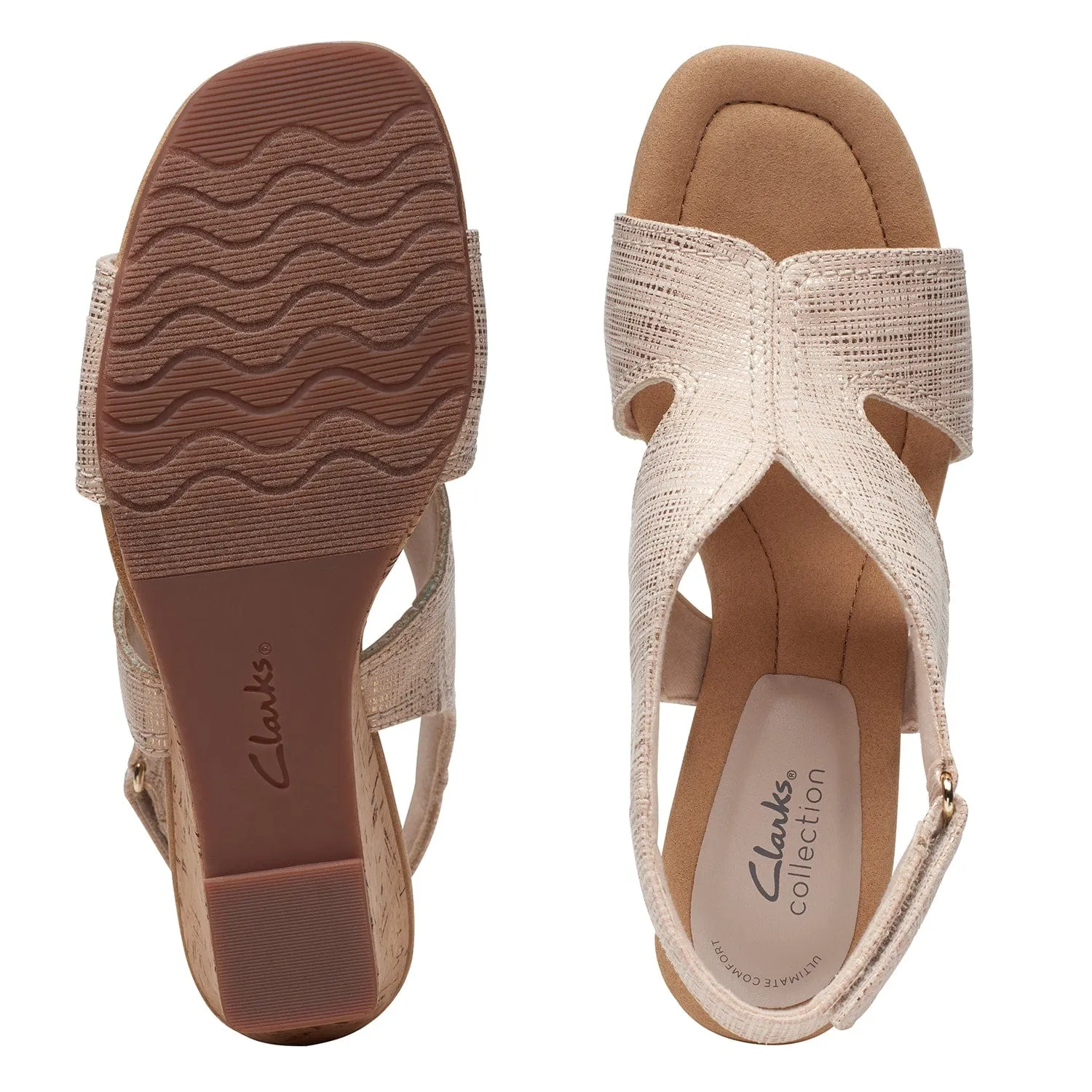 Clarks Kyarra Aster Sandals (Wide Fit)