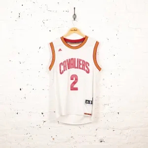 Cleveland Cavaliers Irving Adidas Basketball Vest Jersey - White - M