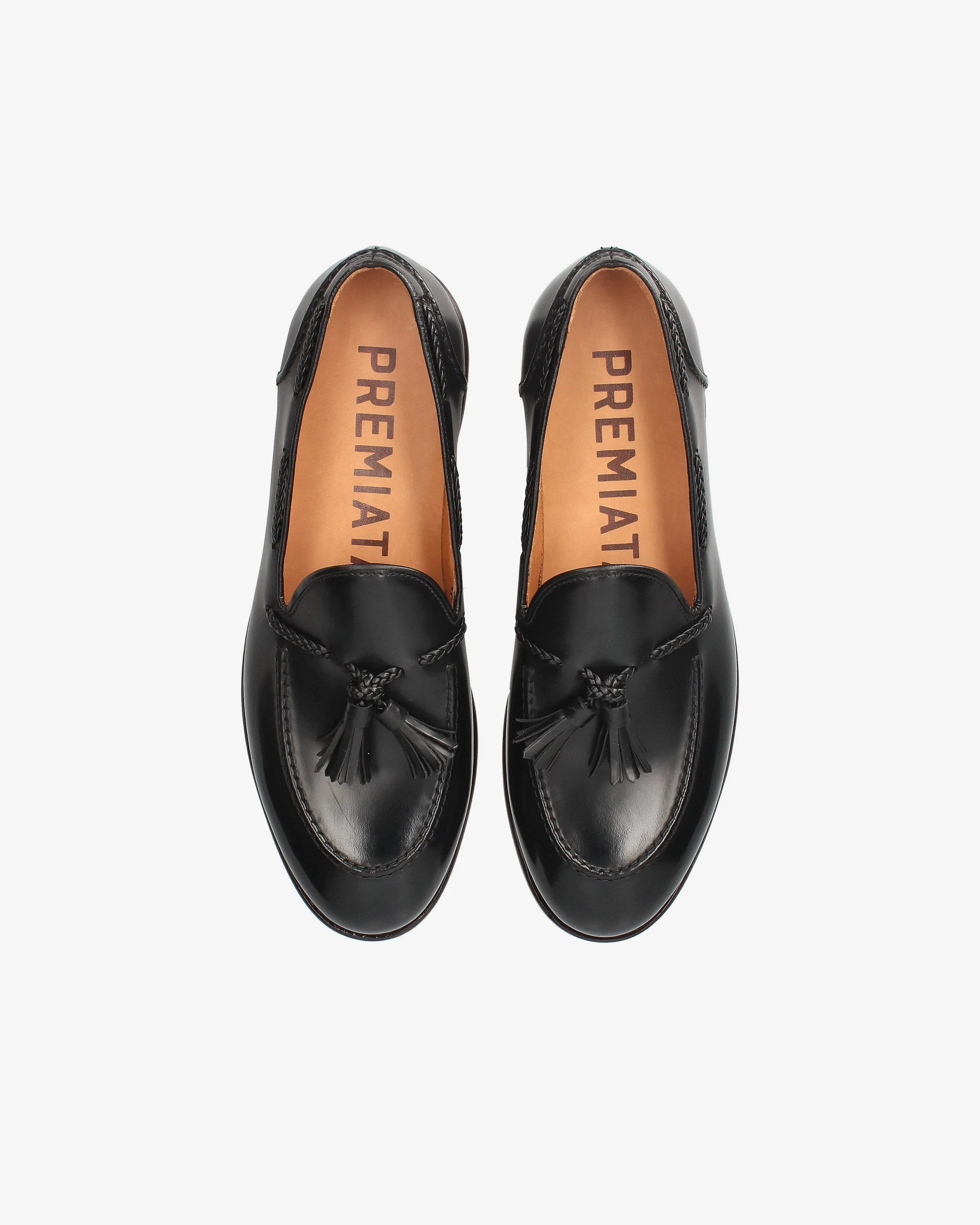 Cola loafers in trendy black calf leather
