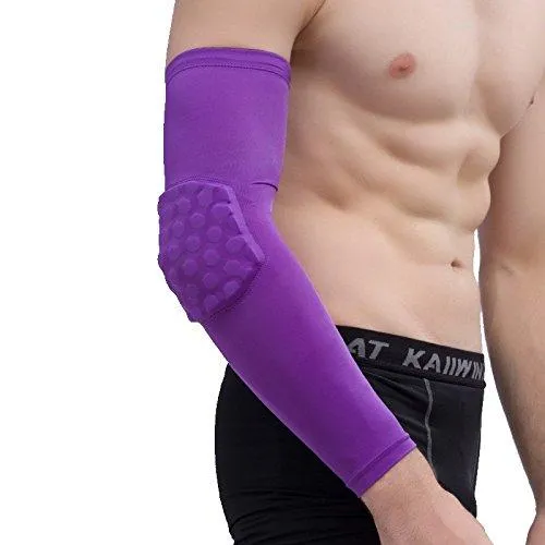 Compression Arm Sleeve - Elbow Support w/ HoneyComb Pad