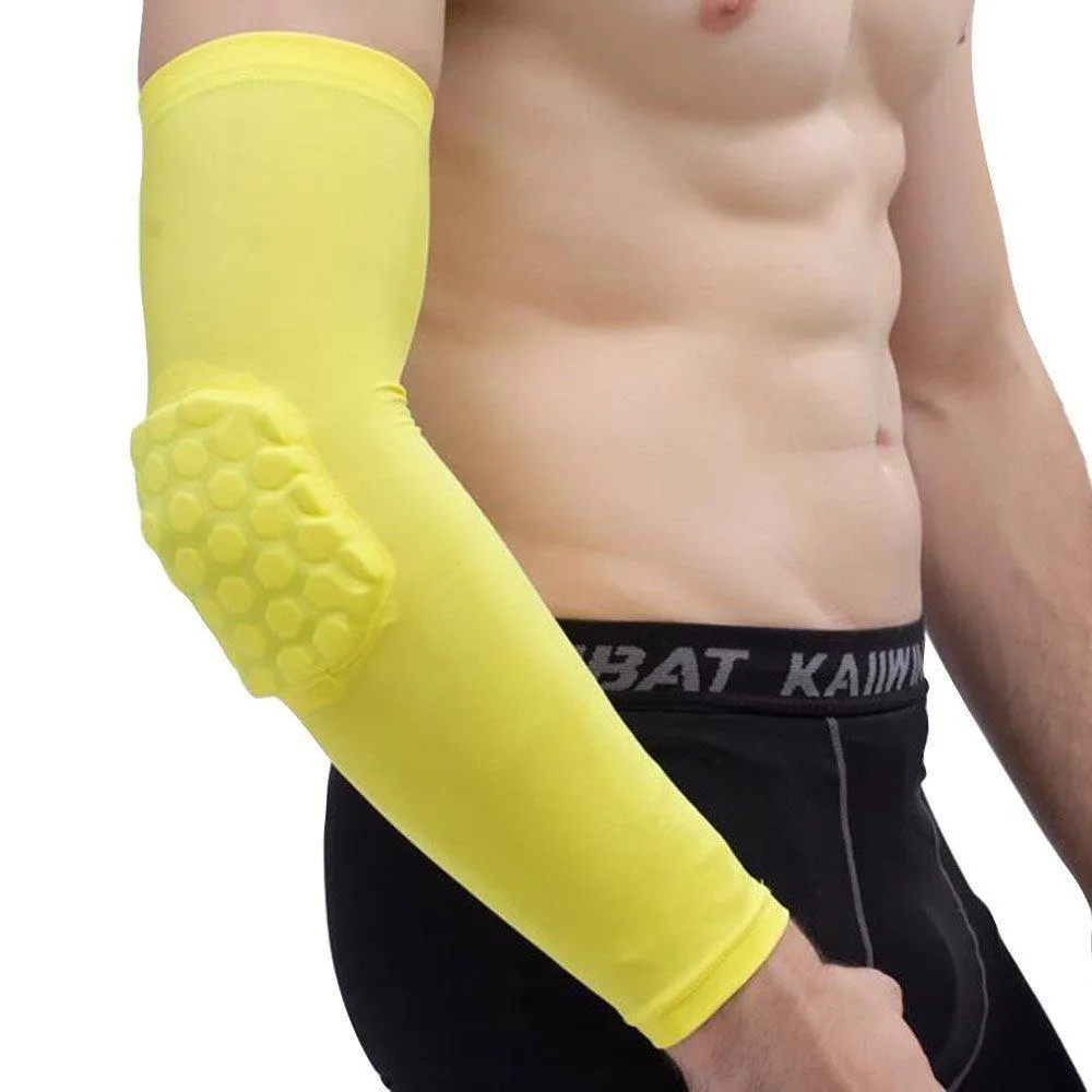 Compression Arm Sleeve - Elbow Support w/ HoneyComb Pad