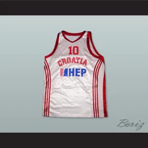 Croatia 10 National Team Basketball Jersey