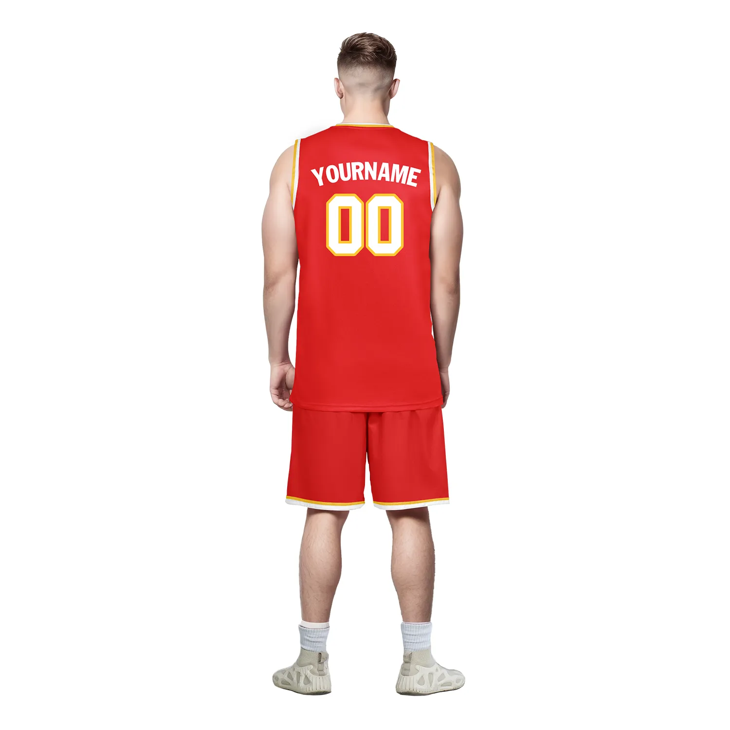 Custom Red Classic Style Sports Uniform Basketball Jersey BBJ01-bd0a70b7