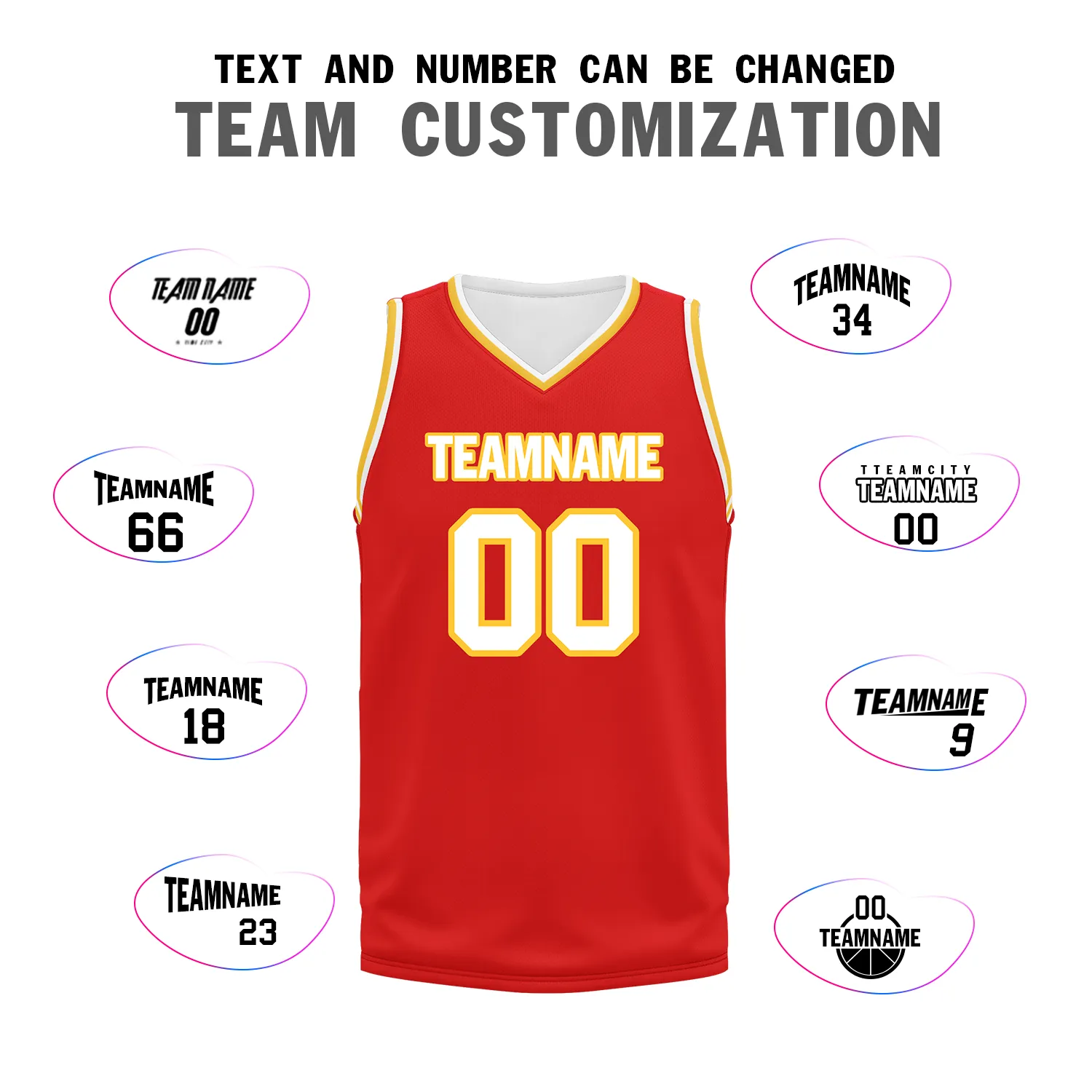 Custom Red Classic Style Sports Uniform Basketball Jersey BBJ01-bd0a70b7