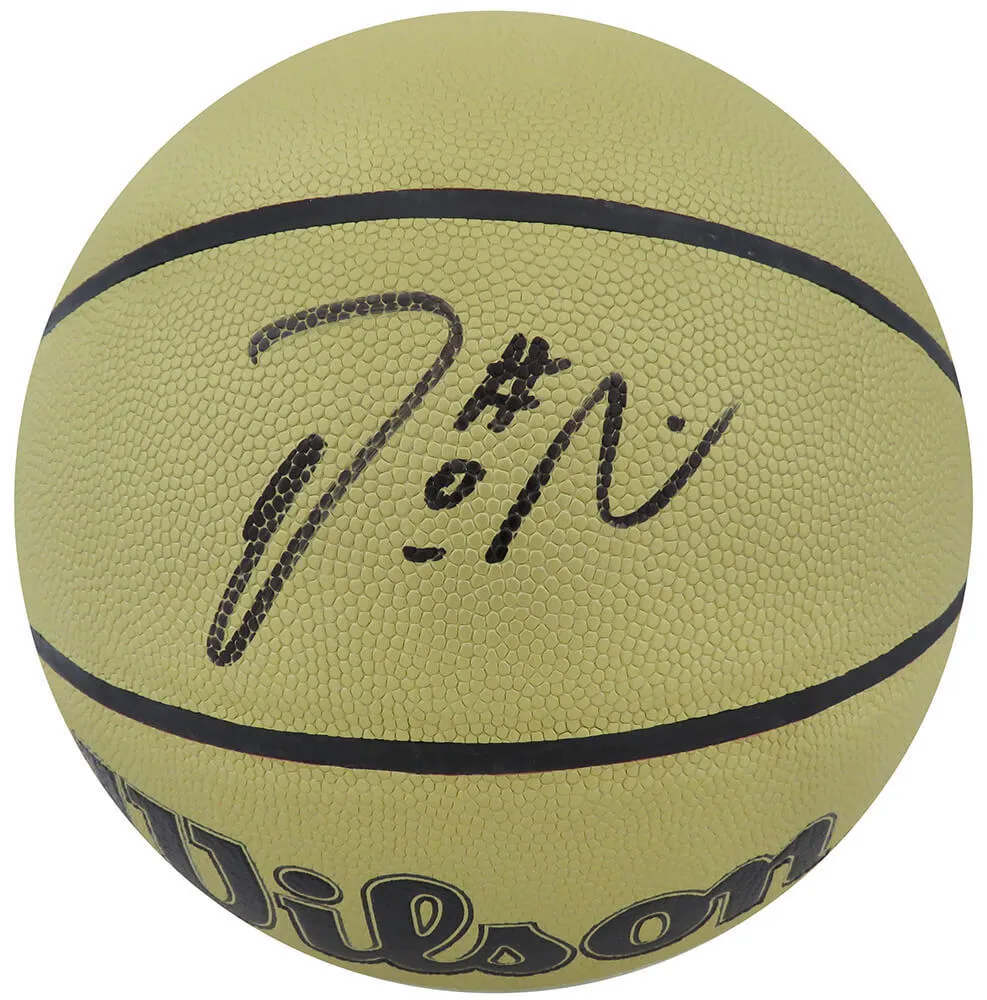 Damian Lillard Signed Wilson Gold NBA Basketball - (SCHWARTZ SPORTS COA)