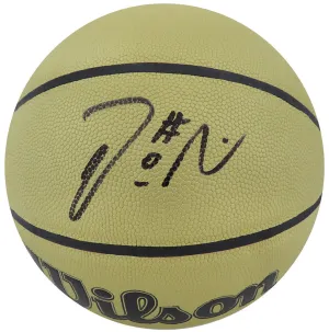 Damian Lillard Signed Wilson Gold NBA Basketball - (SCHWARTZ SPORTS COA)