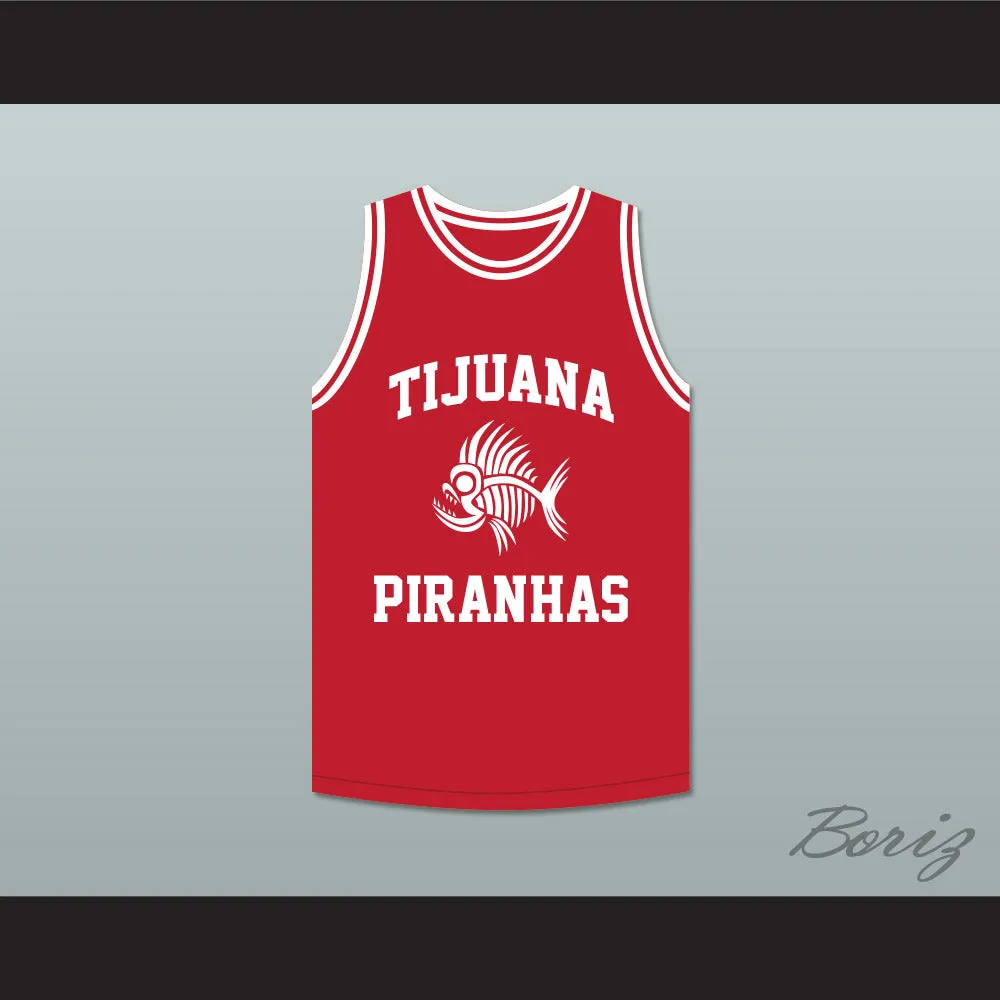 Danny Trejo 5 Tijuana Piranhas Red Basketball Jersey Mexican Expansion Team