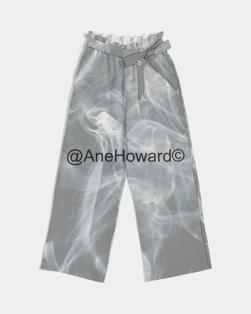 Dark Smoke Women's High-Rise Wide Leg Pants