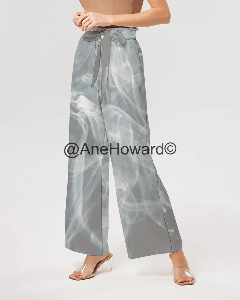 Dark Smoke Women's High-Rise Wide Leg Pants