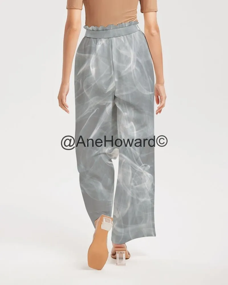 Dark Smoke Women's High-Rise Wide Leg Pants